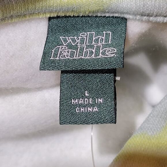 Wild Fable Cropped Hoodie, Green Swirl, Size L, NWT - Picture 7 of 7
